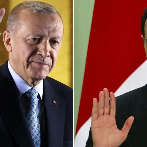 This combination of file photographs created on July 7, 2024, shows Turkey's President Recep Tayyip Erdogan (L) in Ankara on May 29, 2023, and Syria's President Bashar al-Assad in Damascus on July 16, 2023.